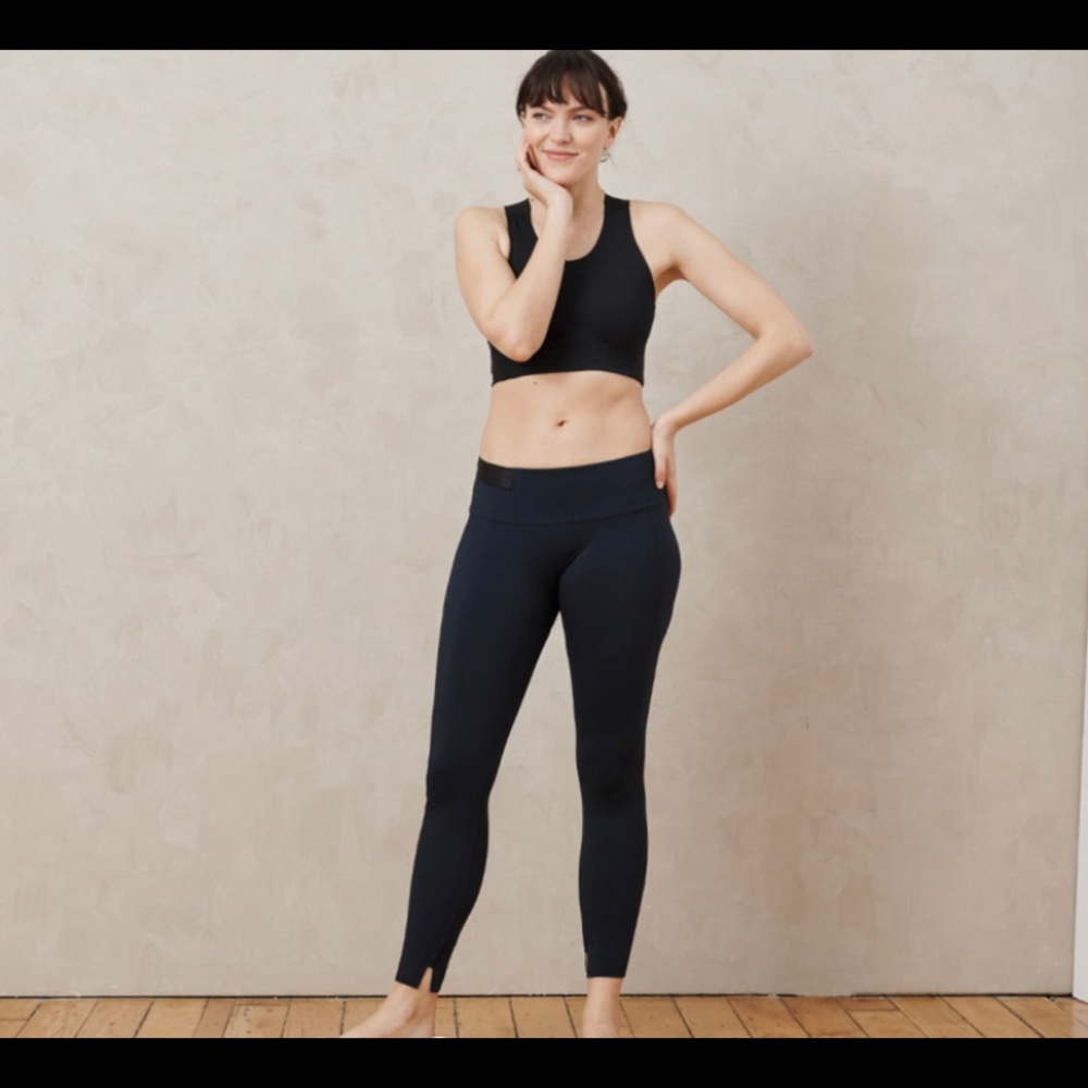 Aday Black Crop & Roll Legging M Medium